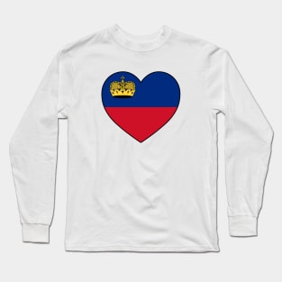 Heart - Liechtenstein Long Sleeve T-Shirt